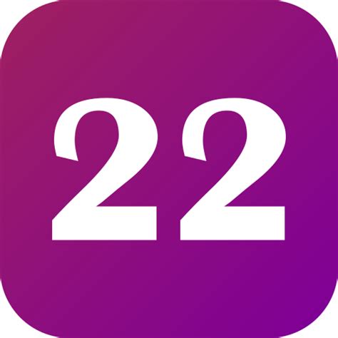 Number 22 - Free education icons