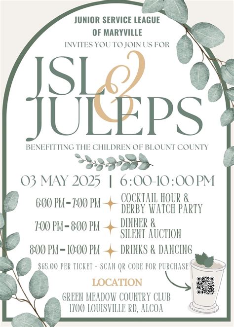JSL and Juleps, Green Meadow Country Club, Alcoa, 3 May 2025 | AllEvents