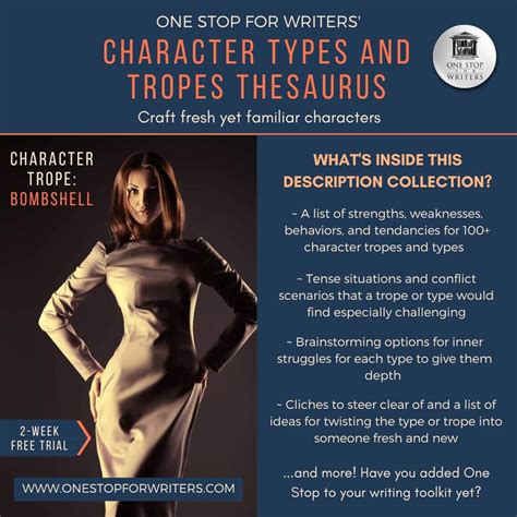 New Writing Resource: A Character Type & Trope Thesaurus + Save 25% ...