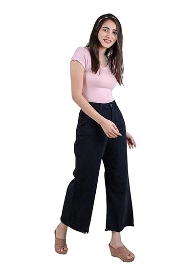 Buy FREAKINS Relaxed Wide Leg Jeans for Women & Girls at Amazon.in