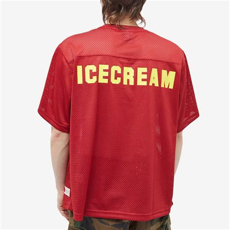 ICECREAM Mesh Football Jersey Red | END. (US)