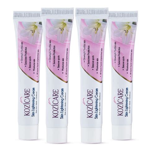 Kozicare Skin Lightening Non-Sticky Cream Lotion | Enriched with 3% Ko