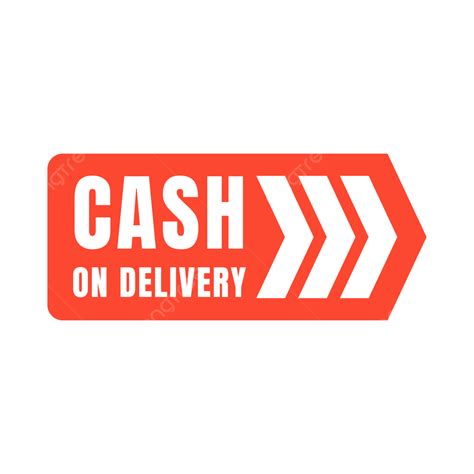 Cash On Delivery Label Online Shopping Vector Hd Images, Code, Delivery ...