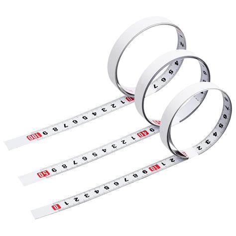 Joyan 3PCS 1M Self Adhesive Tape Measure, Metric Scale Ruler, Left to ...
