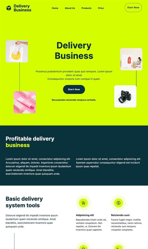 HTML Homepage 的图像结果