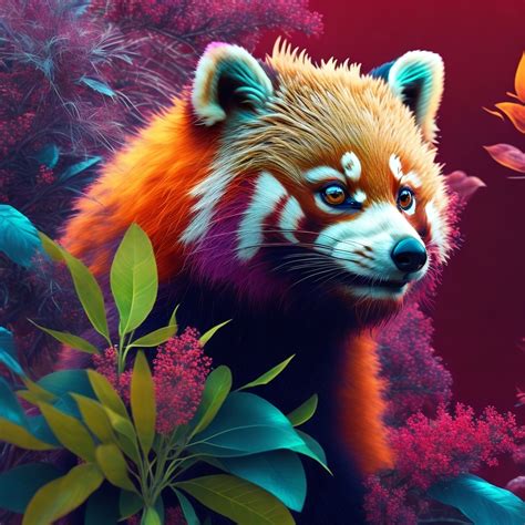 Cute Anime Red Panda