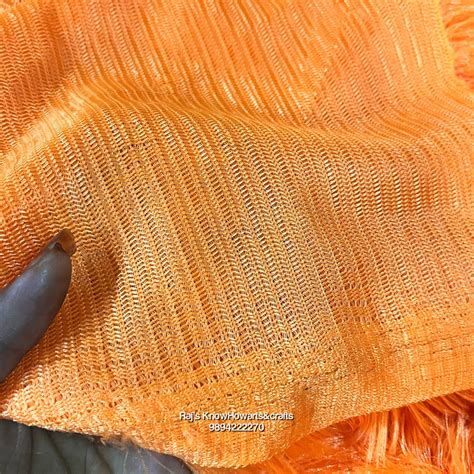 Orange fur cloth - 1 meter – KnowHowArtCraft