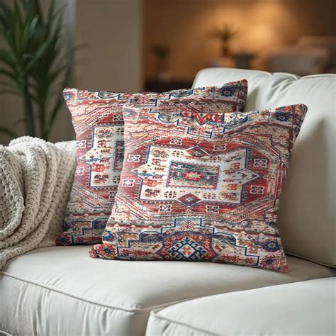 Geometric Floral Tapestry Cushion Covers for Home Decor