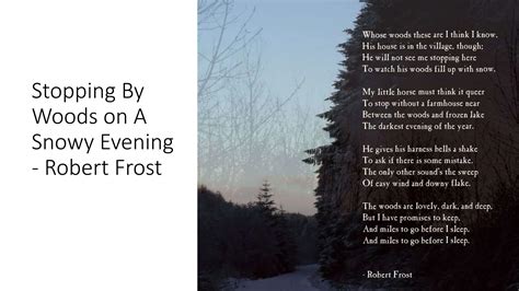 Stopping by woods on a snowy evening.pptx