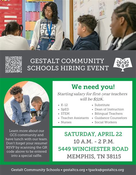 Gestalt Community Schools Hiring Event - Teach901