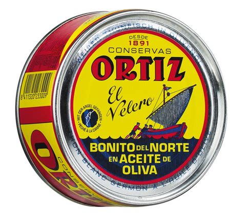 Bonito del Norte - witte tonijn, witvintonijn in olijfolie, blik, ortiz ...
