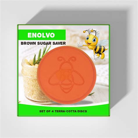 Amazon.com: Enolvo Brown Sugar Bear - Terra Cotta Brown Sugar Keeper to ...