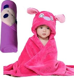 BABY ZONE Embroidered Crib Hooded Baby Blanket for AC Room - Buy BABY ...