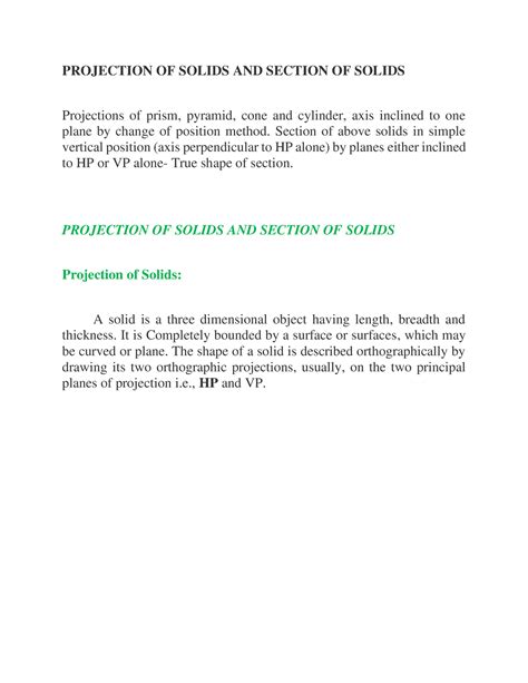 Image result for Projection of Solids Problems