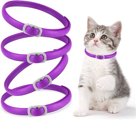 Amazon.com : 4 Pack Calming Collar for Cats,Cat Calming Collar,Calming ...
