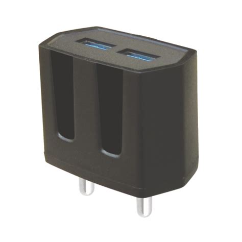 Buy 5V 2.4 AMP Dual USB Charger Adapter at an Affordable Price