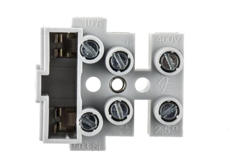 RS PRO | RS PRO Fuse Terminal Block, 3-Way, 10A, Screw Down Termination ...
