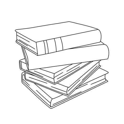 Book Stack Drawing at Christopher Etheridge blog