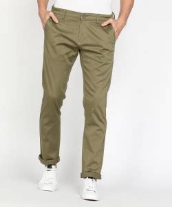 PROVOGUE Slim Fit Men Brown Trousers - Buy PROVOGUE Slim Fit Men Brown ...