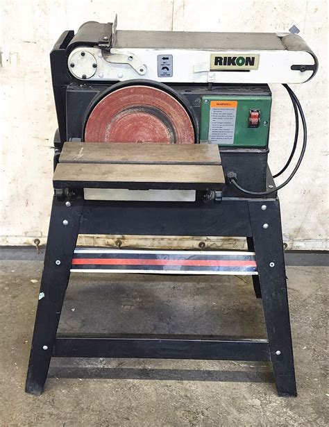 RIKON BELT & DISC SANDER 50-120 6" X 48" BELT 10" DISC 120V 60HZ 3/4HP ...