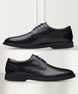 CLARKS Malwood Lace Black Leather Casuals For Men - Buy CLARKS Malwood ...