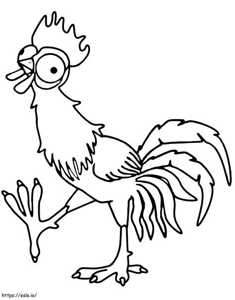 Hey Hey Chicken coloring page