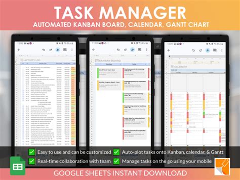 Task Manager Template 的图像结果