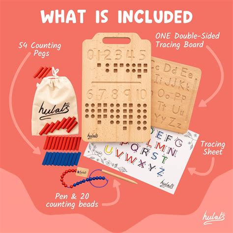 Hulats Montessori Counting Peg Board - Number & Letter India | Ubuy