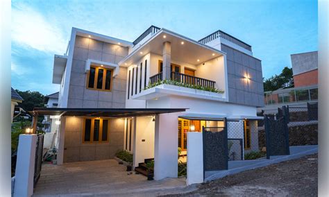 4 bedroom 1,836 sqft by The Building Contractor in Vennikkulam ...