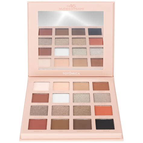 Buy Totémica The 16 Nudes Of Miami Eyeshadow Palette