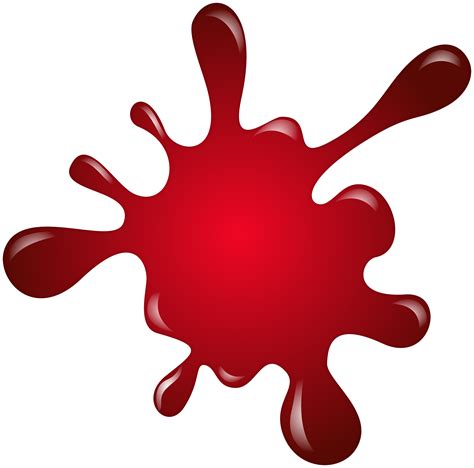 Red Paint Splatter PNG Clipart | Gallery Yopriceville - High-Quality ...