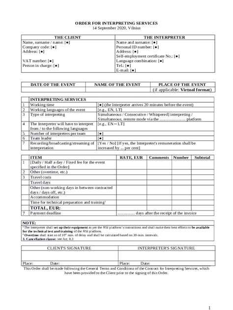 Request an Interpreter for a Court Event Doc Template | pdfFiller