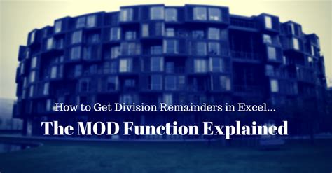 Image result for Mod Function Explained