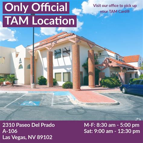 TAM Card® Online Training - TAM® Nevada