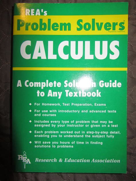 Buy Calculus (Problem Solvers) Book Online at Low Prices in India ...
