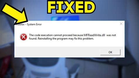 Image result for Mfreadwrite.dll Error