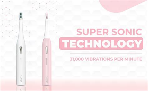 Hammer Ultra Flow Electric Toothbrush with 3 Replaceable Brush Heads