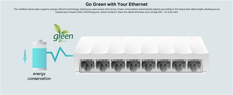 TP-Link LS1008 8-Port 10/100Mbps Fast Ethernet Unmanaged Switch