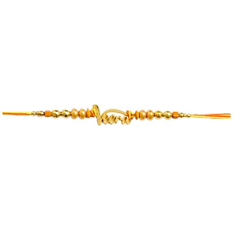 Buy Shubh Rakhi - Veera Metal, Assorted Color/Design Online at Best ...