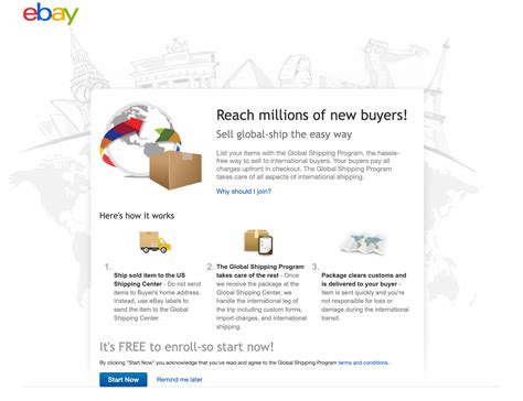 Image result for eBay Global Shipping Program