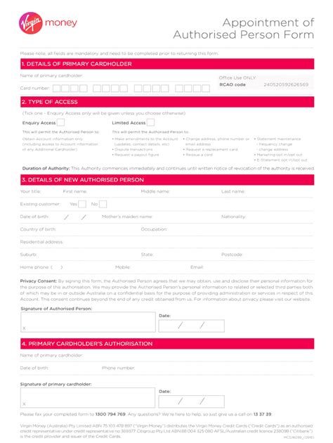 Fillable Online Authorised Person Form Fax Email Print - pdfFiller