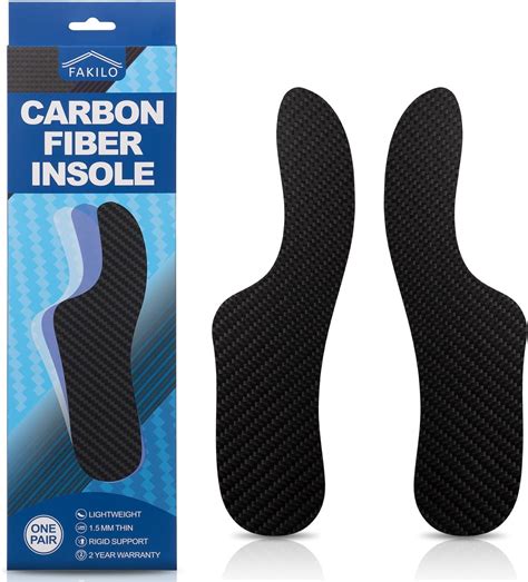 Amazon.com: Carbon Fiber Insole, Morton's Extension Orthotic, 1 Pair Rigid Orthotic Shoe Insert ...