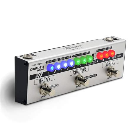 Valeton Dapper Mini Multi-effect Pedal with Overdrive Distortion Tuner ...