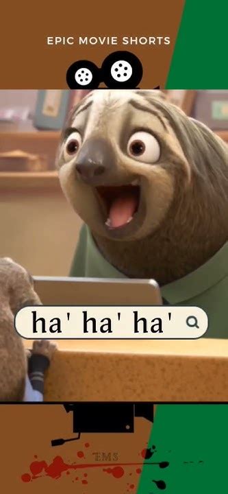 Image result for Sloth Laugh Zootopia