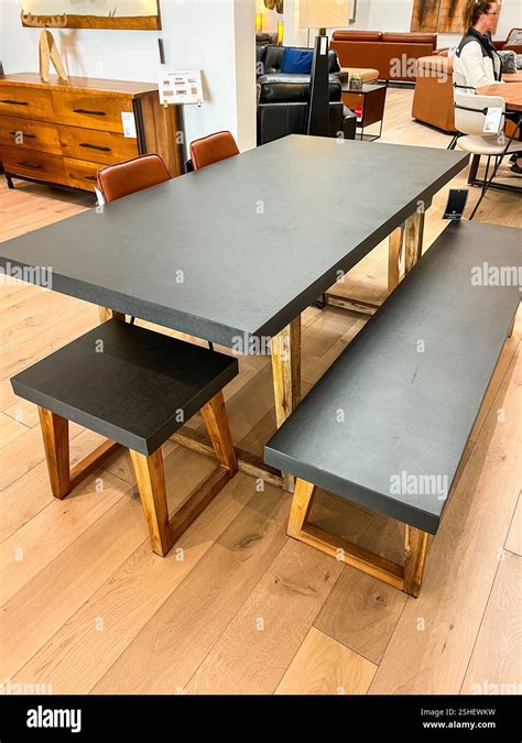 Modern Dining Table Bench 的图像结果
