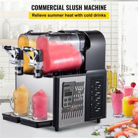 Buy VEVORbrand Commercial Slushy Machine, 6L Daiquiri Machine , 340W ...