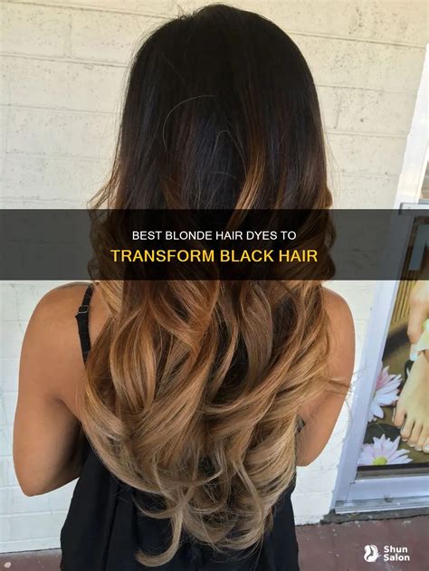 Best Blonde Hair Dyes To Transform Black Hair | ShunSalon