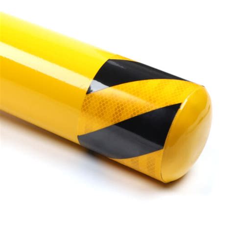 Yellow 24in Steel Safety Bollard Parking Post Safety | Ubuy India
