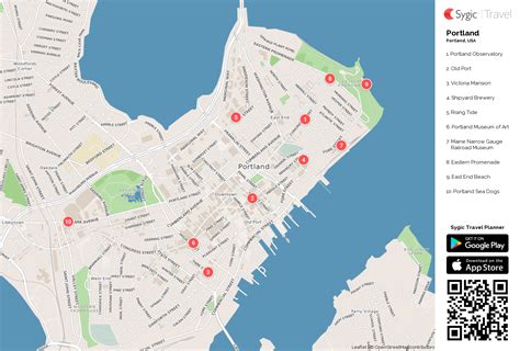 Portland, Me Map