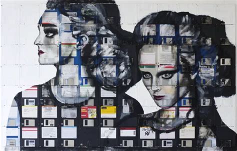 Download wallpaper girls, Nick Gentry, THE FAUVES2, section style in ...